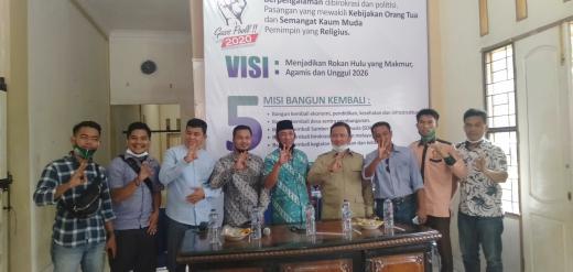 Dukungan dua kelompok dengan menyatakan sikap politik mendukung dan siap menangkan​ Paslon Hafith Syukri-Eriza di Pilkada Rohul 2020.